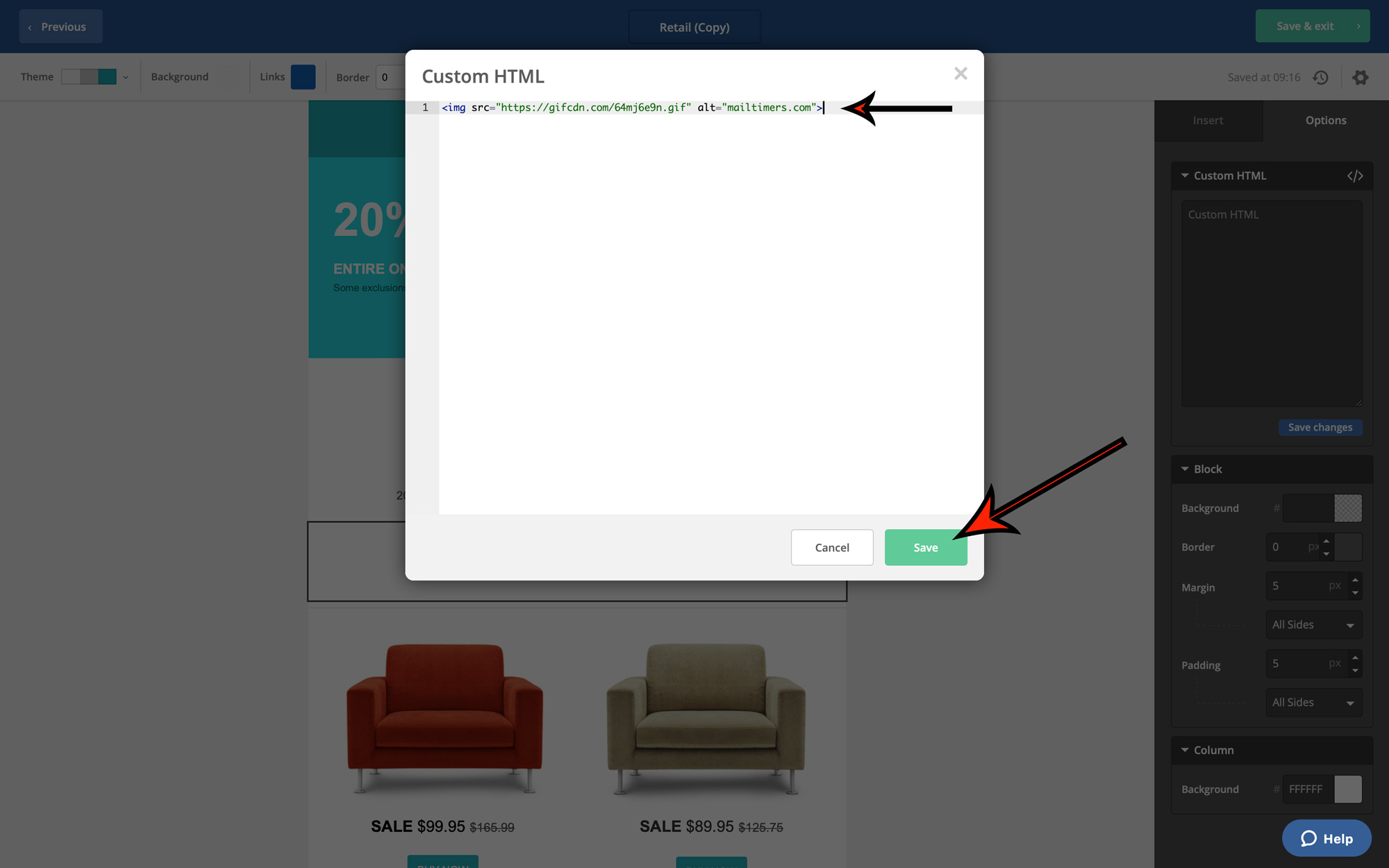 MailTimers Countdown Timer