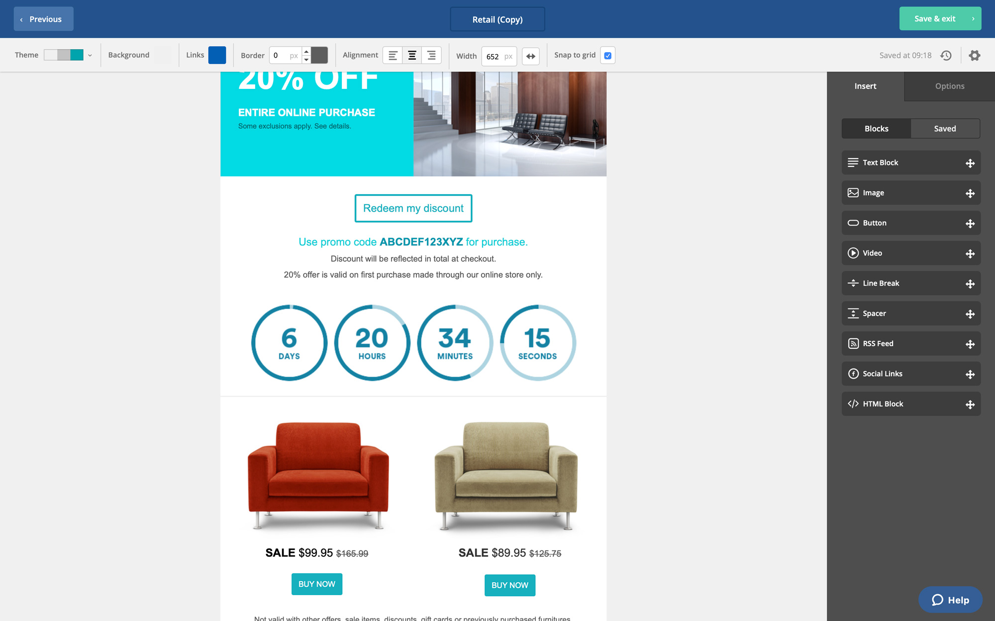 MailTimers Countdown Timer