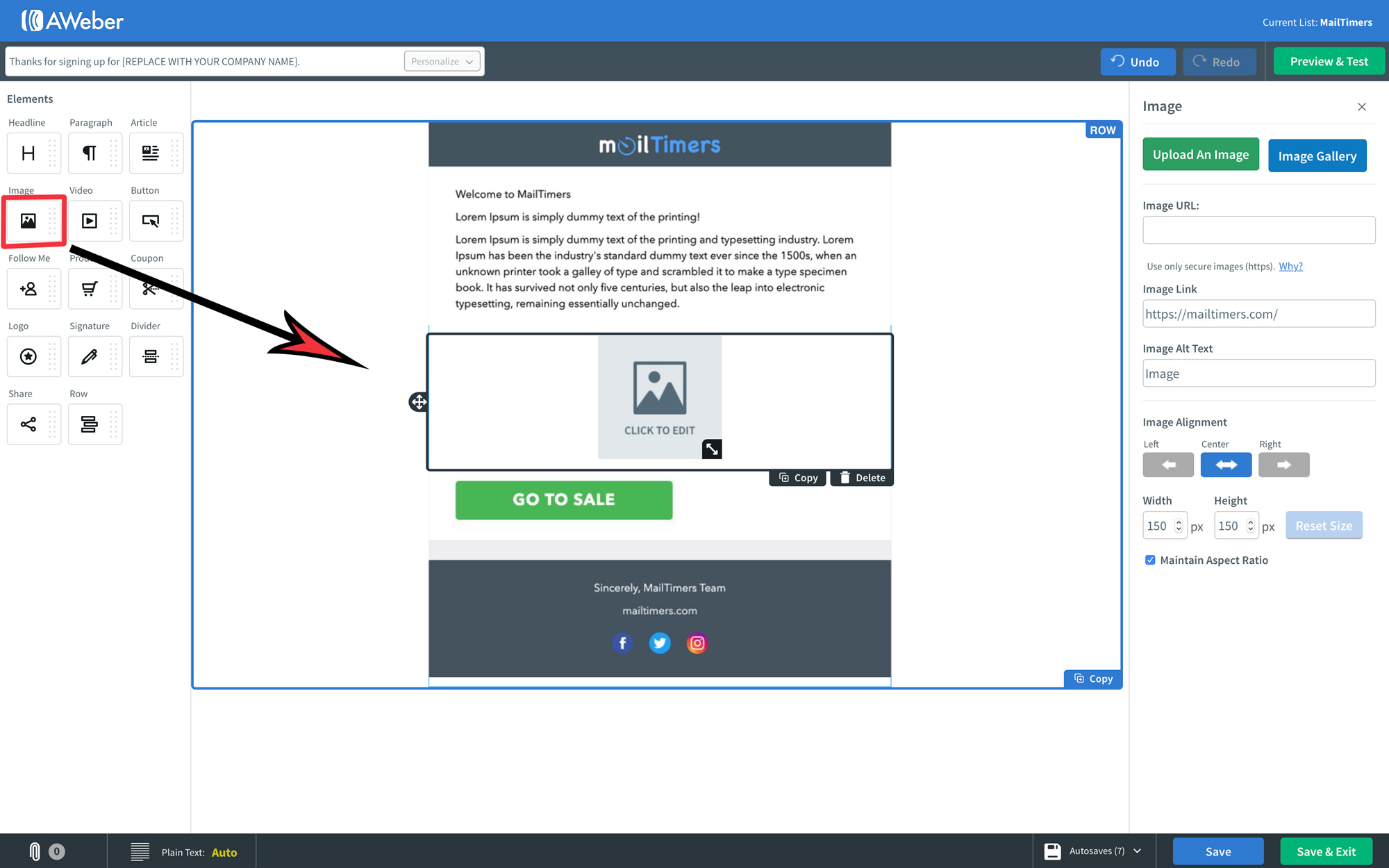MailTimers Countdown Timer