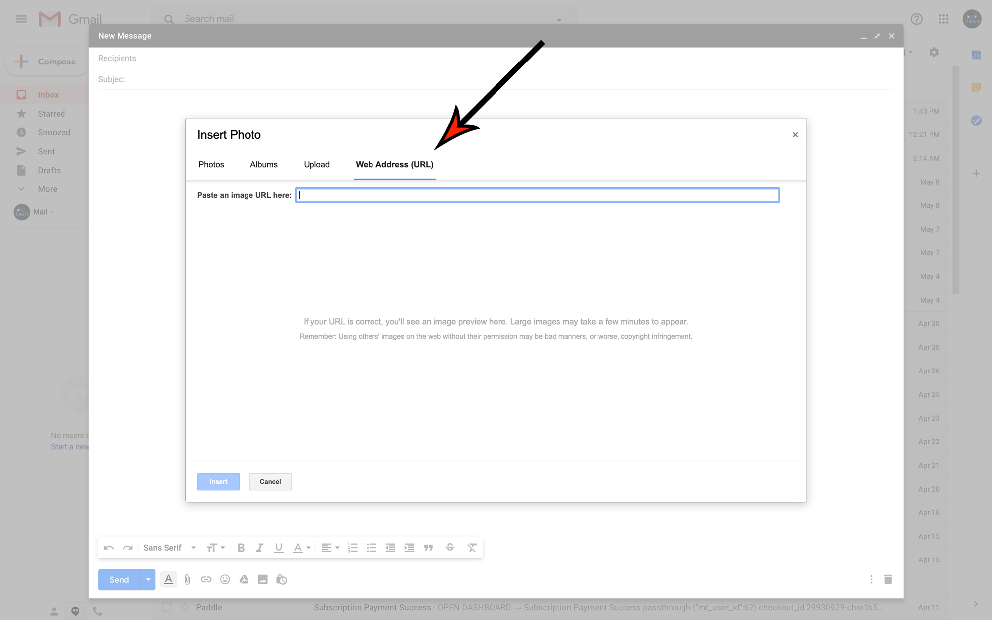 MailTimers Countdown Timer