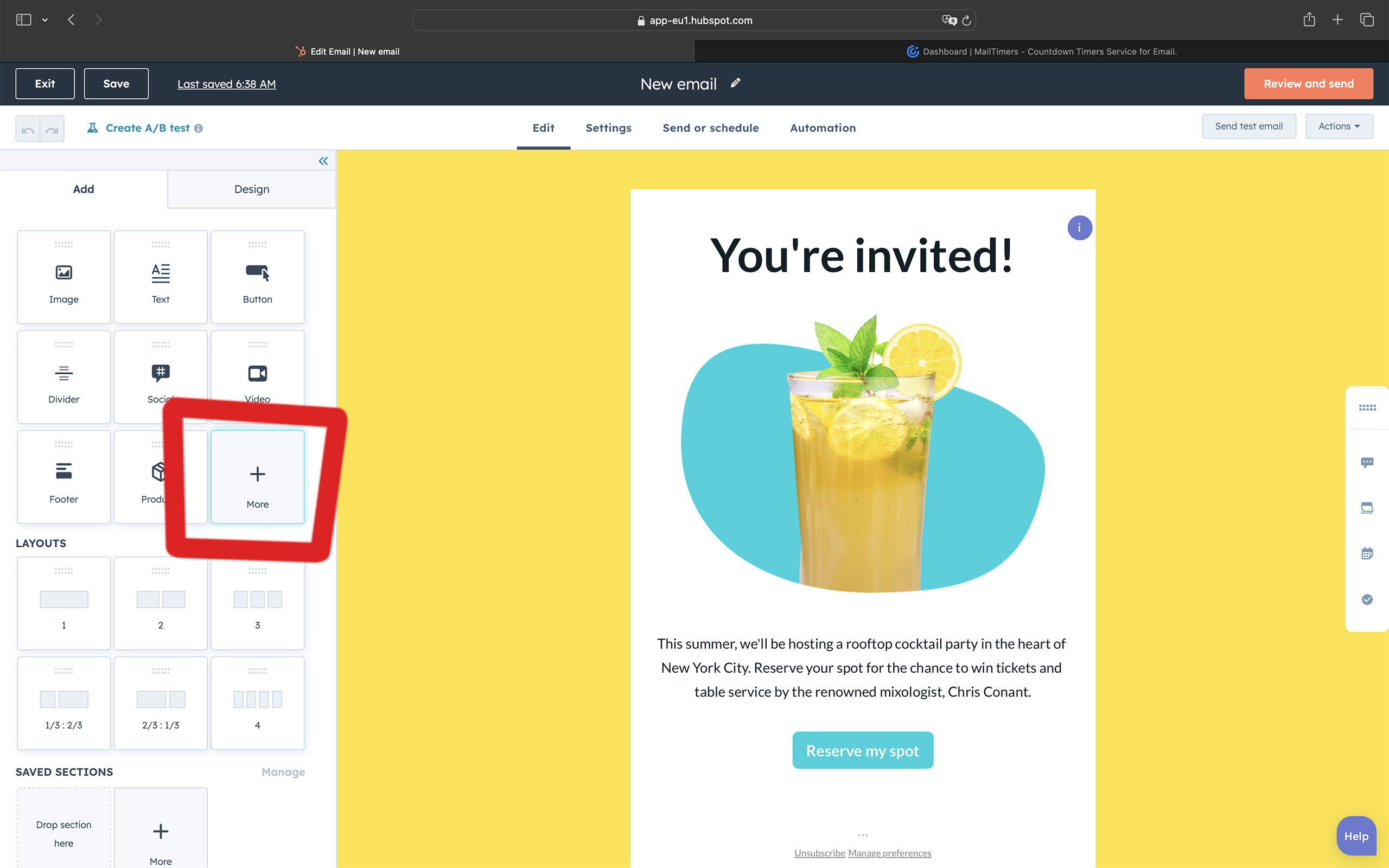 email countdown timers