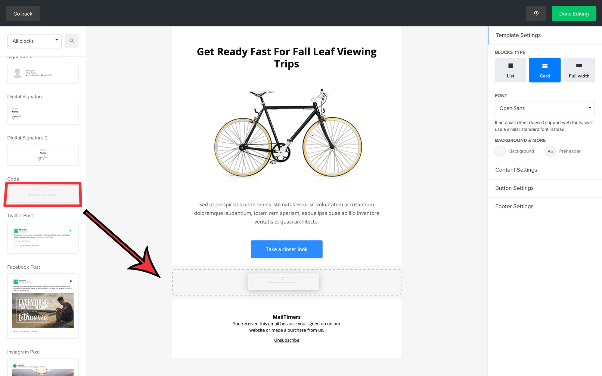 MailTimers Countdown Timer