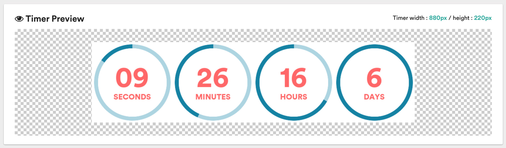 RTL Countdown Timer