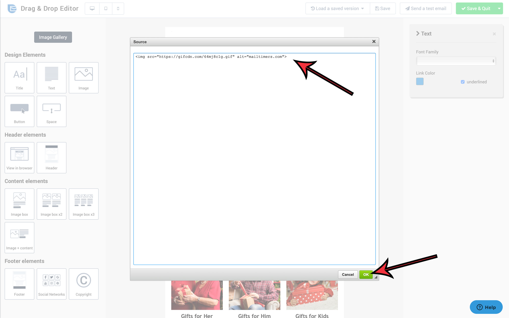 MailTimers Countdown Timer